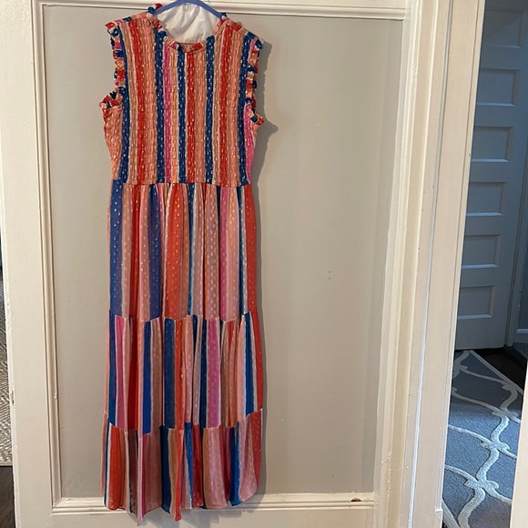 Oliphant Dresses & Skirts - Oliphant Sleeveless Smocked Maxi Size Medium